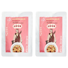 Pet Tomodachi 寵心出發 機能鮮食餐包 犬貓適用 漢方莓果火雞燉飯 添加膠原蛋白胜肽 泌尿保健, 150g, 2包