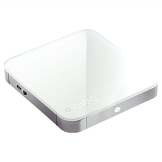 zeroHero 靈智LED點陣咖啡電子秤, 白色, 玻璃金屬材質, 流速測量, 1個