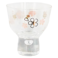 TOYO-SASAKI GLASS 東洋佐佐木 和紋櫻花酒杯套裝 玻璃 130ml, 1組