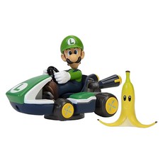 jakks PACIFIC 任天堂失控賽車 2.5吋 路易吉 兒童遙控車 玩具, 1個