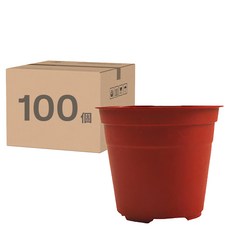 蔬菜工坊 透氣圓盆, 100個, 紅色