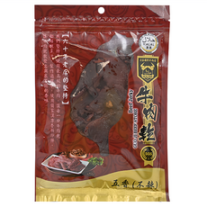 清真國際牛肉店 五香牛肉乾 60年老店 獨家漢方香料, 180g, 1包