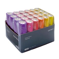 Cuktech 鹼性電池 4號AAA B09, 1組, 24顆