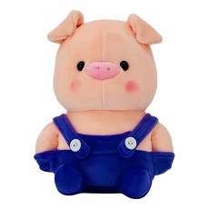 AllBeMine 歐比邁 粉屁豬娃娃吊帶褲款 1011076-3 3歲以上, 28cm, 紫色, 1個