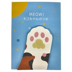 CARD LOVER 信的戀人 便利貼, 貓爪 花, 1入, 3本