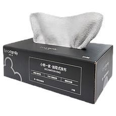 BEAR FAMILY 小熊一家抽取式萬用抹布 廚房清潔 一次性抹布, 20張, 1盒