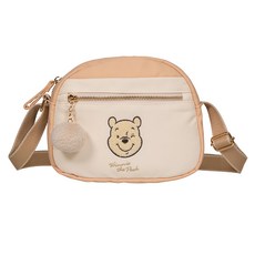 Winnie the Pooh 小熊維尼棉花糖 側背包 聚酯纖維, 20 x 8 x 17cm, 1個