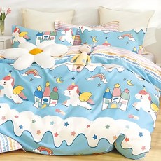 Pure One 100%純棉 枕套床包組