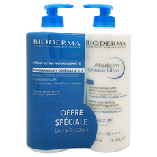 BIODERMA Atoderm 舒益B3彈潤修護輕乳霜 2瓶, 1L, 1組