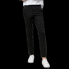 CARET 男款直筒彈力休閒褲 隱形鬆緊帶設計 舒適不緊勒