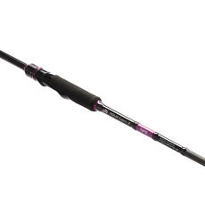 Abu Garcia AQUA COLORS EGING SPIN 釣竿 直柄 紫色 2節 260cm釣竿, ACEGS-862M-PL, 長度260cm,收納長度134cm, 1支
