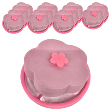 洗衣機濾毛器 Set 12個, 粉色, 45g, PE+EVA濾網, 1組