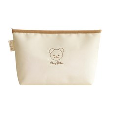 Chez bebe Chezgomi 刺繡保溫袋 手拿保冷袋, 象牙白色, 1個