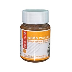 山仁木蠟油, 室內外原木傢俱裝潢、藝品、實木貼皮表面保護塗裝, 50ml, 1瓶