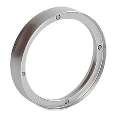 儀家生活館 咖啡磨豆機磁吸外卡接粉環/接粉圈 51MM 銀色, 1個