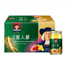 QUAKER 桂格 養氣蜜人蔘滋補液, 6瓶, 60ml, 1盒