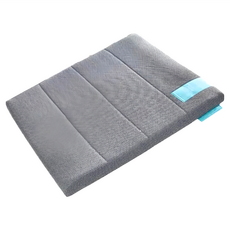 BALANCEON 倍力舒 蜂巢凝膠健康坐墊套, 可拆式透氣網布, 久坐舒適, 底部防滑, L, 灰色