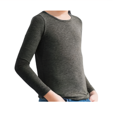 Peilou 貝柔 機能吸濕發熱保暖衣 兒童圓領 日本進口消臭機能素材 輕薄貼身