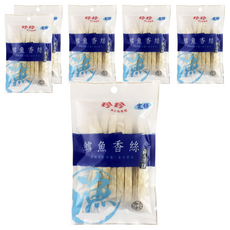 珍珍 寬條鱈絲, 35g, 6包