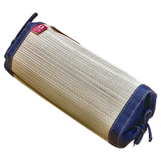 IKEHIKO日本池彥 藺草角枕Mile 日本製, 牛仔藍 黃縫線, 1個