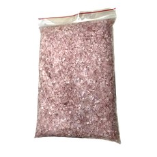 天然五色水晶石 水晶粒 聚寶盆 魚缸 造景粉水晶粒, 1組