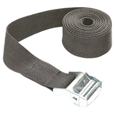 貨物綑綁繩 PP織帶+金屬 2件套裝, 黑色, 1組