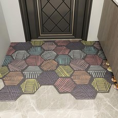 AFAMIC 艾法 可剪裁刮泥玄關腳踏墊地毯/絲圈印花地墊, 1個, 線集