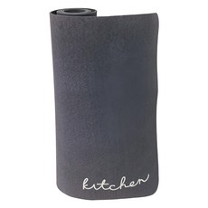 超級工廠 矽藻土軟地墊 45 x 120cm 吸水防滑軟地墊, 英文字母 藏青色, 1個