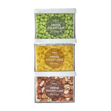 昌信生活 POCKET冰箱萬用收納盒400ml SAN材質 可微波, 3個, 1組