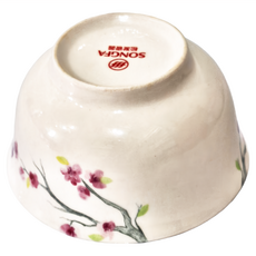 JUST HOME 錦繡花開5吋陶瓷飯碗10入組, 12.5x6.5cmH, 5697-01B, 1組