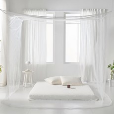 ALTTEURI 方形蚊帳 白色, 中(230 x 330 x 185cm)