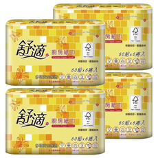 舒適 廚房紙巾, 6捲, 4包