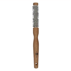 Braun Wettberg 珀薇 德國製 24mm FSC原木陶瓷熱塑捲髮梳 50g, 原木, 1支