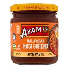 AYAM 雄雞標 炒飯醬 185g, 正宗南洋風味, 料理簡單方便, 無添加人工色素和防腐劑, 1罐