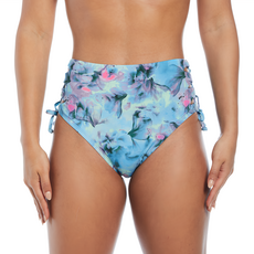 NIKE 耐吉 PREMIUM 水芙蓉 高腰三角泳褲 NESSE285, 藍色