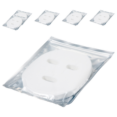 VITAHALO DIY面膜, 50片 白色 1包, 100%純棉, 6包