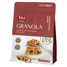 馬玉山 GRANOLA 穀脆，特濃蜂蜜紅藜麥莓果燕麥，280g，奶素, 1包
