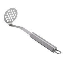 PUSH! 廚房用品304不鏽鋼 馬鈴薯壓泥器, 24.5 x 6 x 0.8cm, 1個