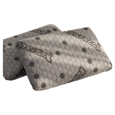 Ishur 伊舒爾 天絲石墨烯乳膠枕 60 x 40 x 9cm, 彈力支撐型, 2個