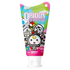 QRIOUS 奇瑞斯 兒童健康護齒膏，蜜蜜粉草莓口味，1000ppm MFP, 60g, 1條