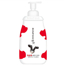 RINPOO 潤波 全脂牛奶極潤沐浴幕絲, 850ml, 1瓶