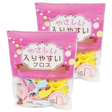 Lifellenge 馬卡龍兒童牙線 兒童護齒好幫手 細滑柔軟呵護牙齦, 60個, 2包