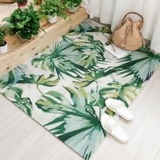 AFAMIC 艾法 可剪裁刮泥玄關腳踏墊地毯/絲圈印花地墊, 1個, JA143雨林