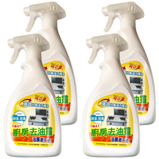 Klean J 可立潔 廚房去油靈, 強效分解油汙積垢, 除菌除臭, 油膩感不見, 450g, 4瓶