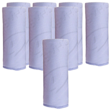 MICHAEL FITNESS 麥克健身 涼感毛巾, 環保印染，柔軟易攜帶，吸汗速乾，快速清爽, 紫色, 8條