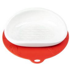 HARIO 好璃奧 長毛貓專用磁碗 135 x 90 x 42mm 30ml, 紅色, 1個
