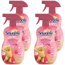 Snuggle 熊寶貝 衣物棉柔芳香噴霧 Blooming Bouquet 470ml, 4瓶