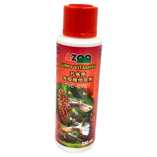 AZOO 愛族 孔雀魚維他命劑, 250ml, 1瓶
