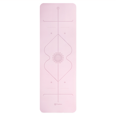 Tumaz 月熊 TPE正位線瑜珈墊, 溫婉玫粉, 1個