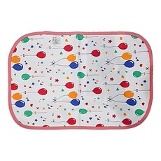 bebehome 竹纖維三層嬰兒防水隔尿墊 30 x 45cm 彩色氣球 柔軟舒適親膚, 1個